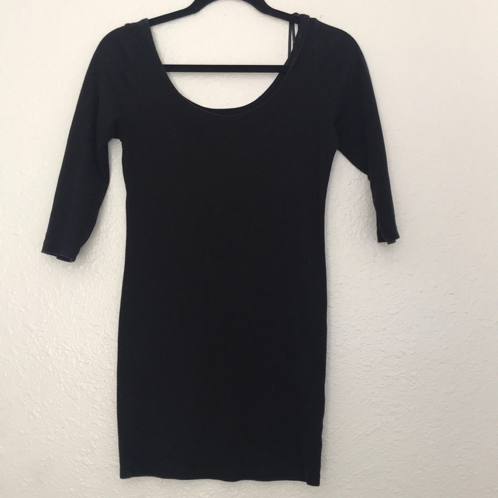 black dress